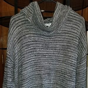 Long cowl neck sweater